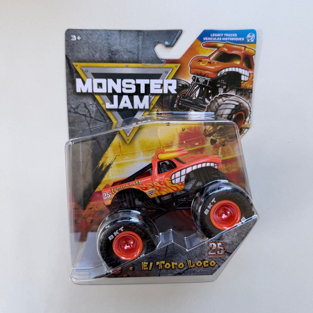 Monster Jam El Toro Loco 25th Anniversary Legacy Truck Series 46 1:64 Die-Cast